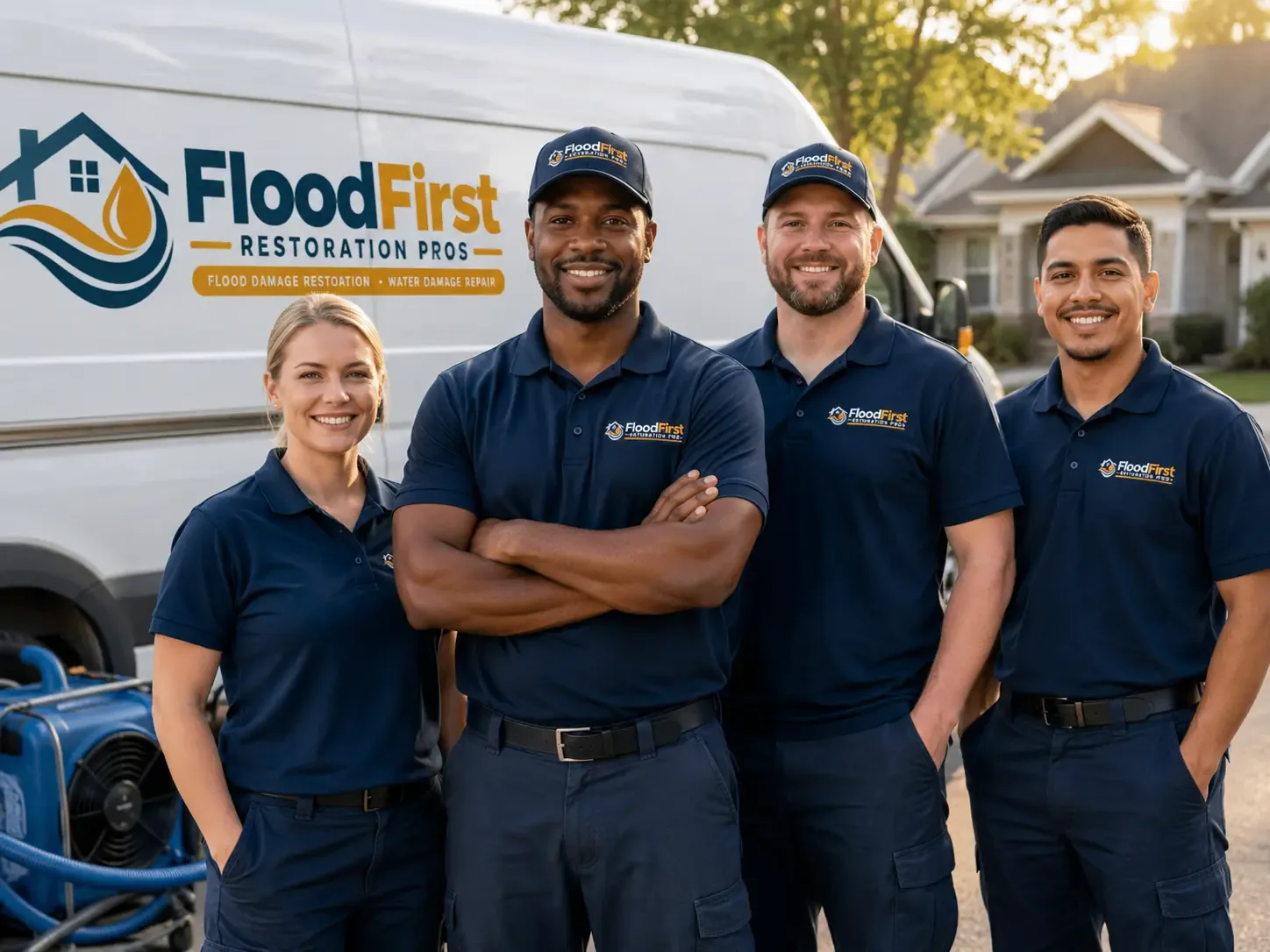Flood Damage Restoration company in Potts Camp, MS